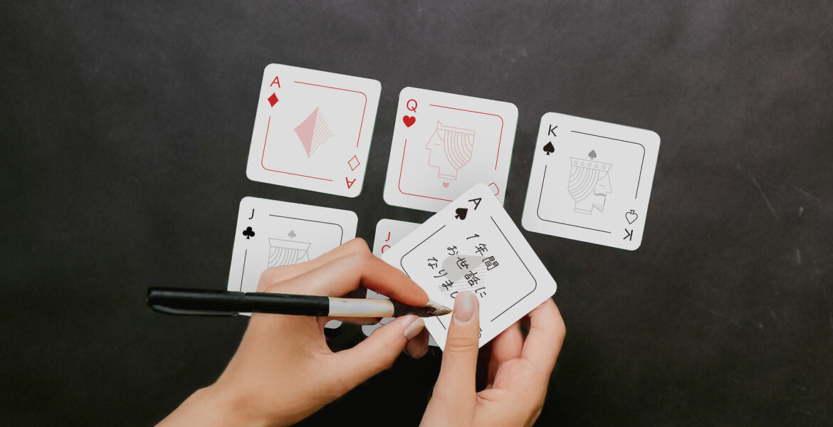 寄せ書きトランプ